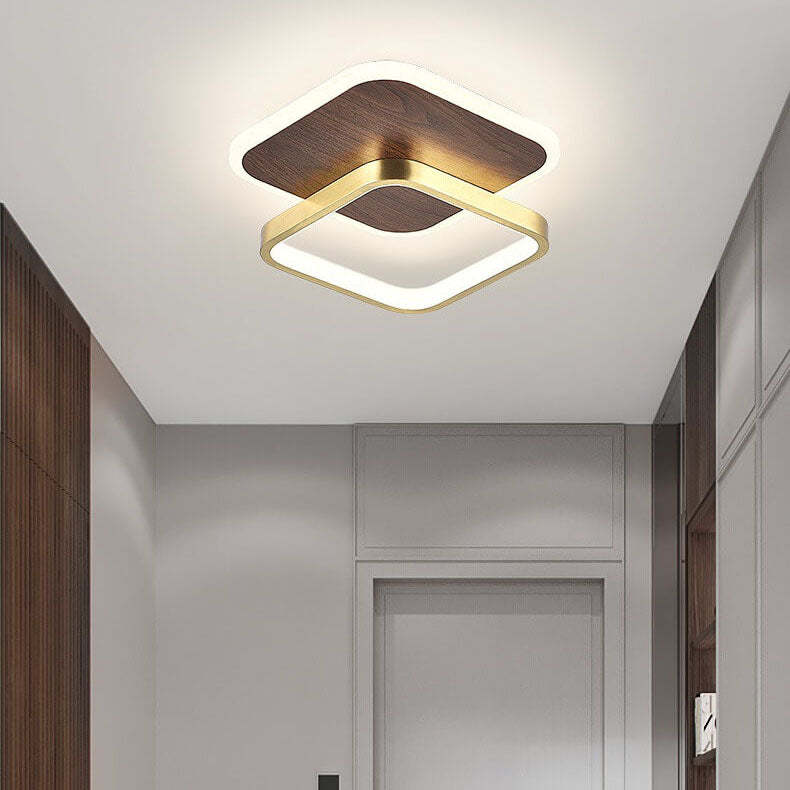 Minimalist Aluminum Circular LED Ceiling Light
