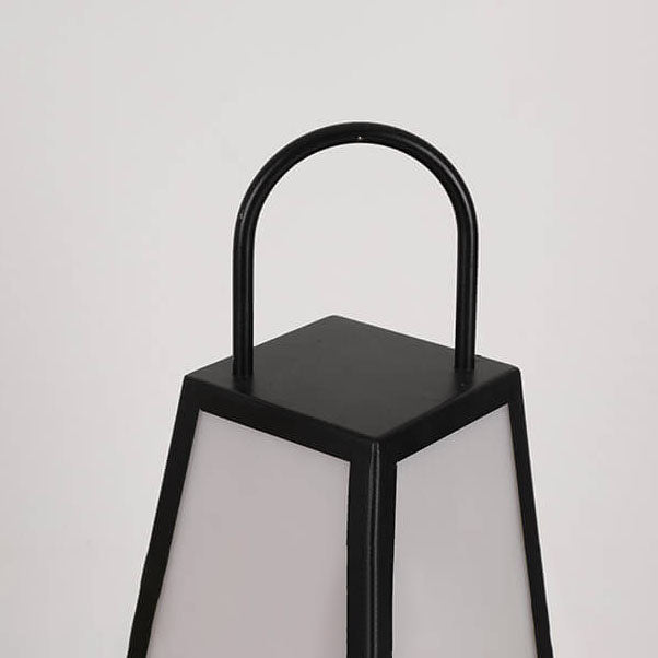 Modern Solar Geometric Column LED Garden Landscape Light