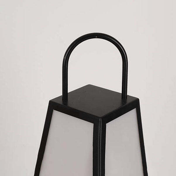 Modern Solar Geometric Column LED Garden Landscape Light