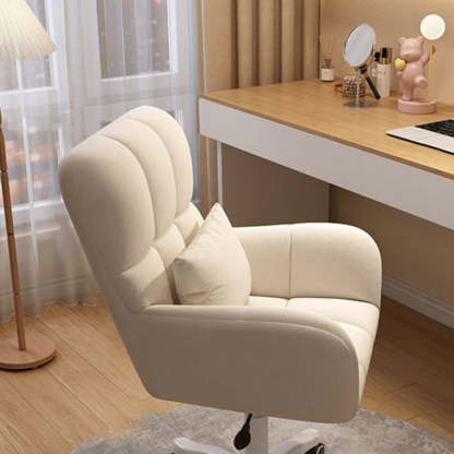 Nordic Velvet Swivel Height-Adjustable Desk Chair