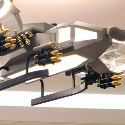 Modern Helicopter Mount Ceiling Fan Light