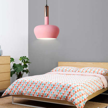 Nordic Macaron Aluminum Dome Bottle Pendant Light