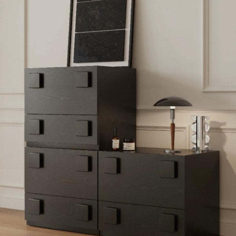 Vintage Wood 2-Storage Nightstand