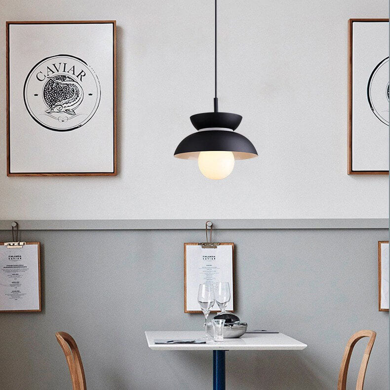 Nordic Minimalist Solid Aluminum Pendant Light