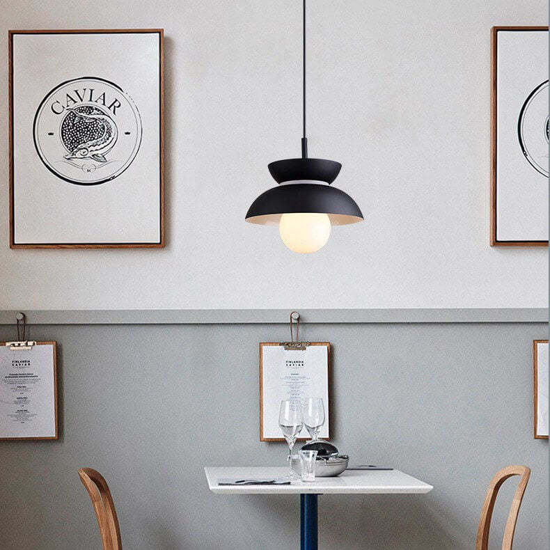 Nordic Minimalist Solid Aluminum Pendant Light
