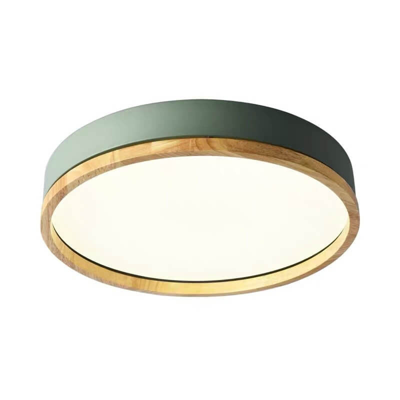 Macaron Round Acrylic LED Flush Mount Light