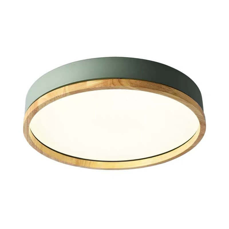 Macaron Round Acrylic LED Flush Mount Light