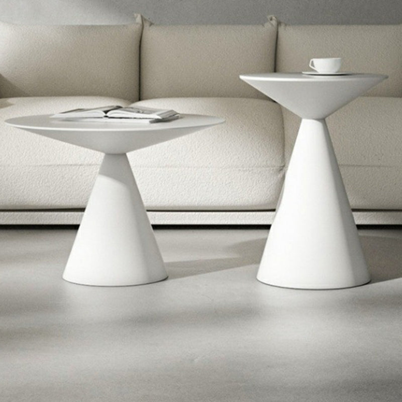 Minimalist Cone Aluminum End Table