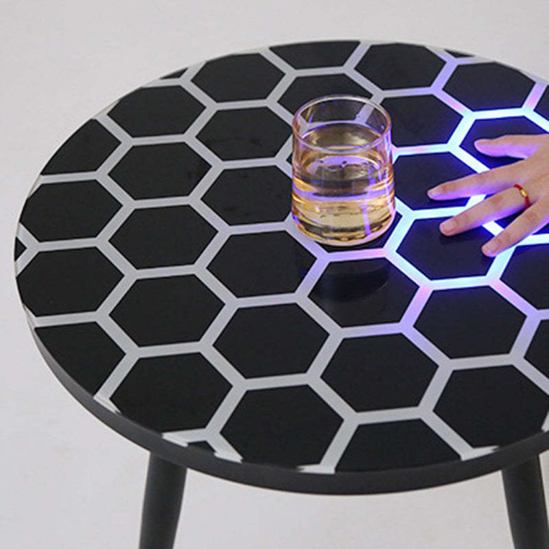 Minimalist Sensor Glass Steel Coffee Table