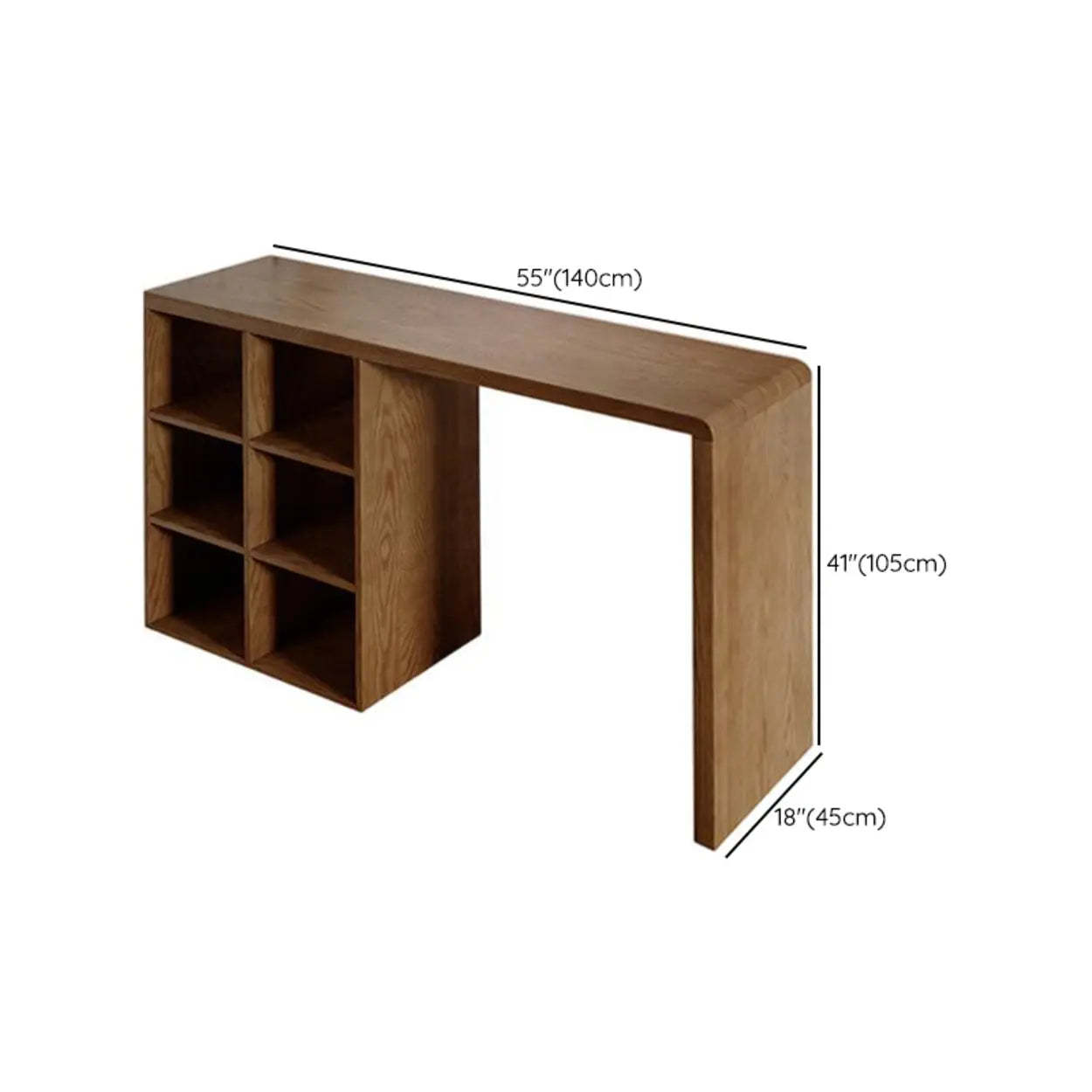 Space-Saving Bar Height Table with Storage