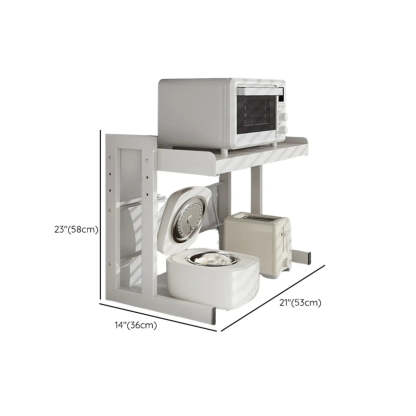 White Rust Resistant Metal Kitchen Baker's Rack