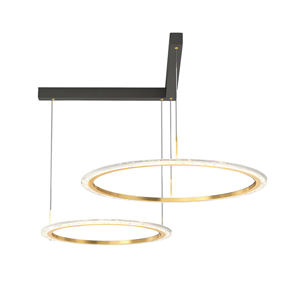 2/3-Circle Ring Minimalist Modern Ceiling Light