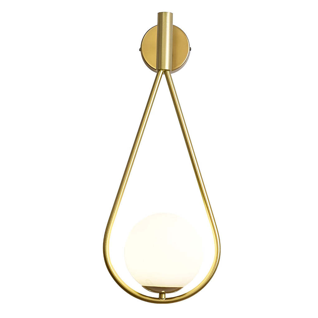 Water Drop Shaped LED Nordic Wall Lamp Wall Light Fixture Wall Sconce Lighting-Lighom