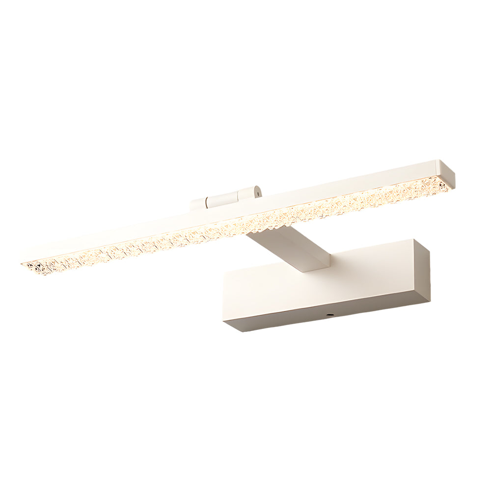 160�� Adjustable LED Bathroom Vanity Light with Crystal-Inspired Acrylic Shade, Dimmable-Lighom