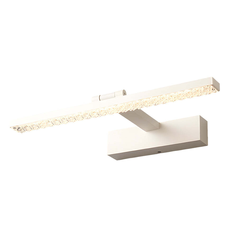 160�� Adjustable LED Bathroom Vanity Light with Crystal-Inspired Acrylic Shade, Dimmable-Lighom