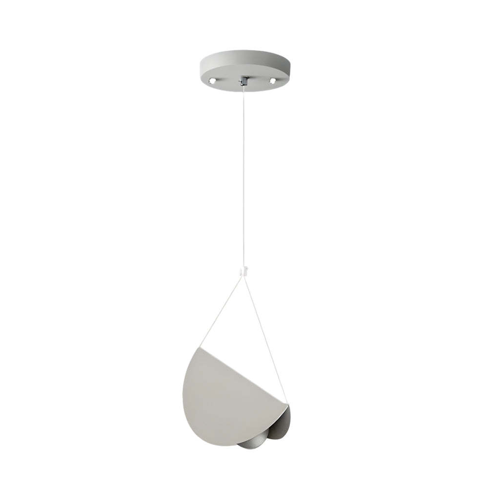 Minimalist Line White Glider Pendant Light