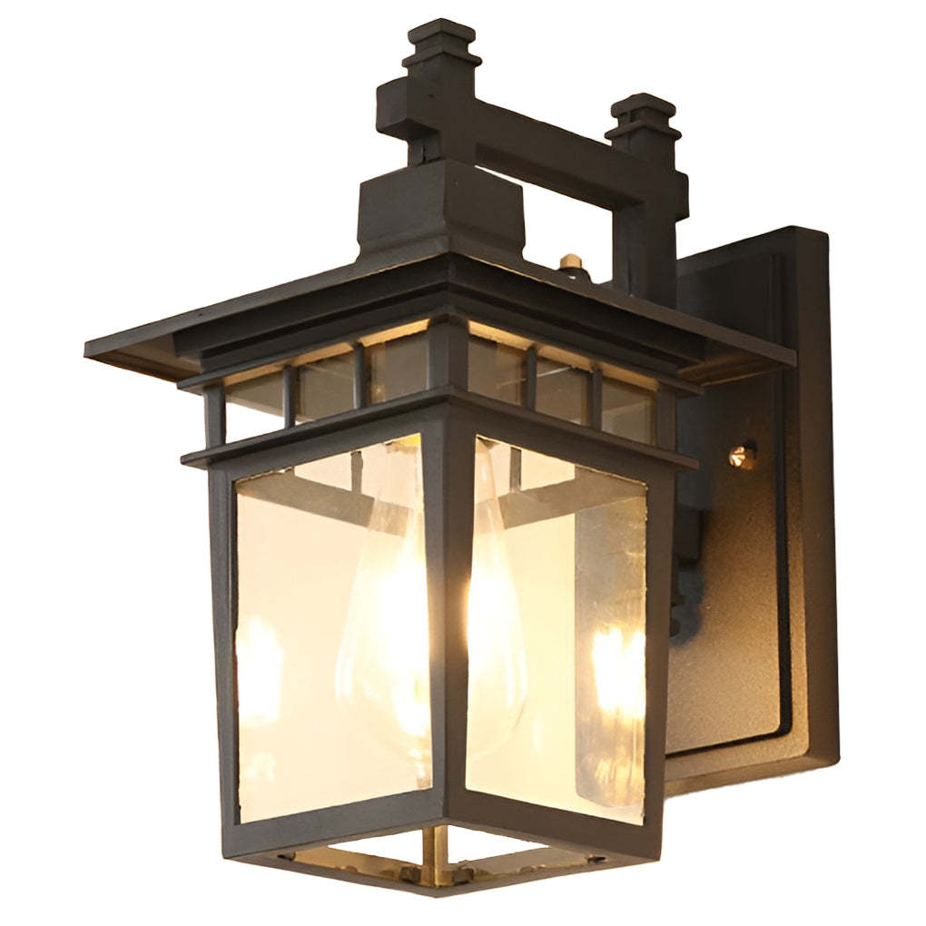Glass LED Retro Outdoor Wall Sconce