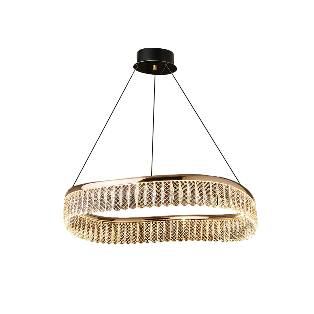 Lighom modern round white chandeliers