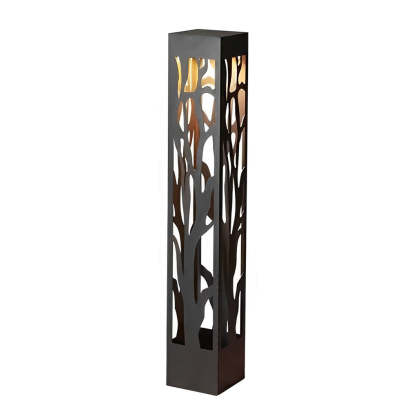 Solar-Powered Modern Outdoor Lawn Lamp with Creative Hollow-Out Branch Pattern-Lighom