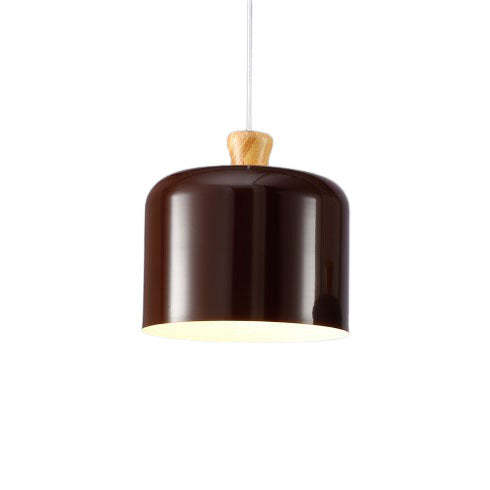 Modern Macaron Aluminum Cylinder Pendant Light