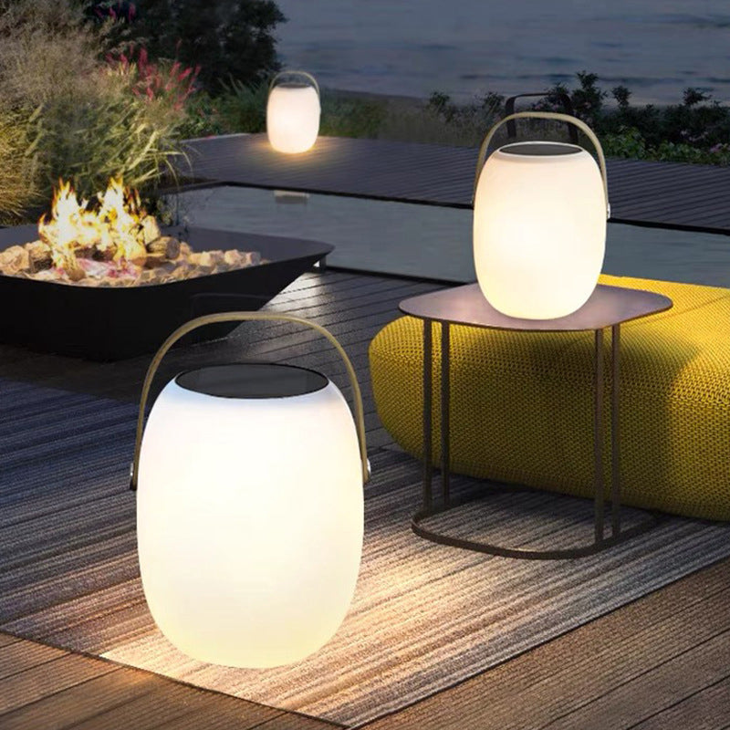 Solar Portable Basket LED Outdoor Decorative Light