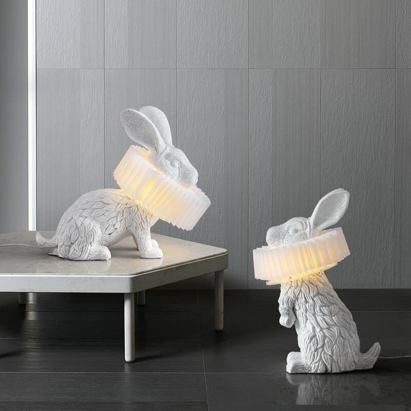 Modern Resin Rabbit LED Table Lamp