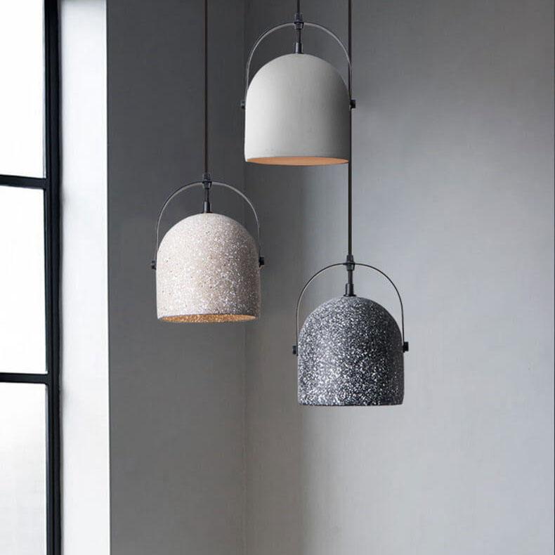 Nordic Cement Cylinder Pendant Light