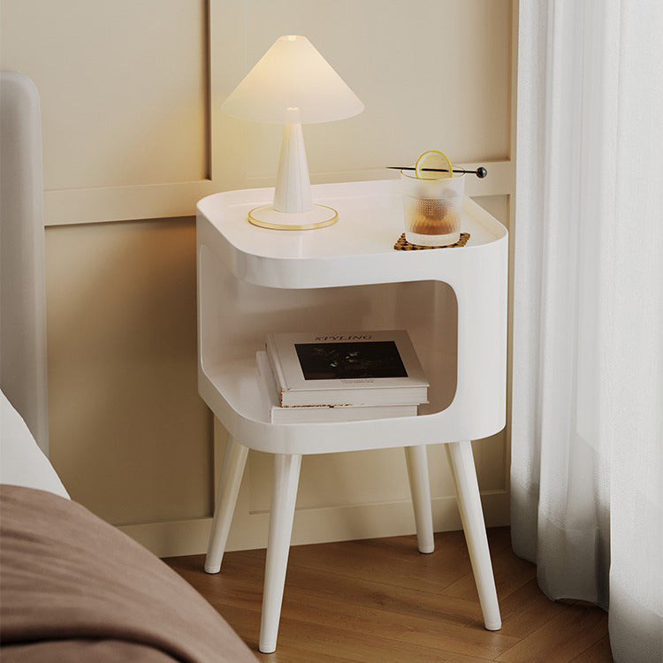 Contemporary Square Carbon Steel End Table