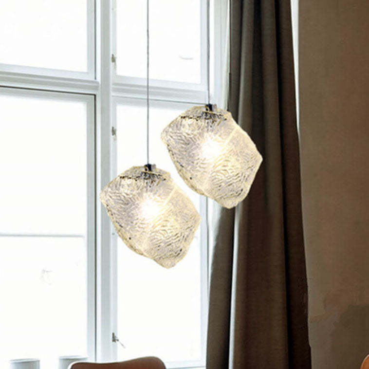 Nordic Ice Cube Glass Pendant Light
