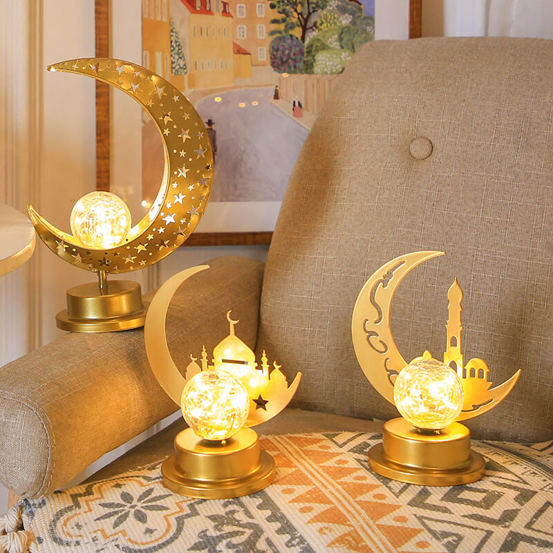 Muslim Eid Moon Castle LED Night Table Lamp