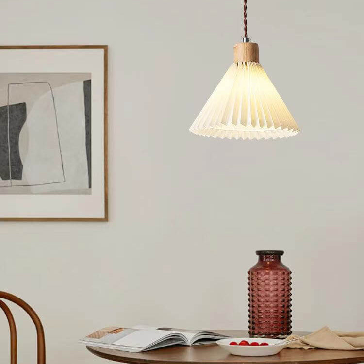 Nordic Pleated Shade Pendant Light