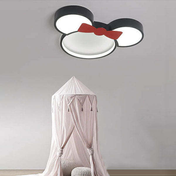 Cartoon Mouse LED Flush Mount Light