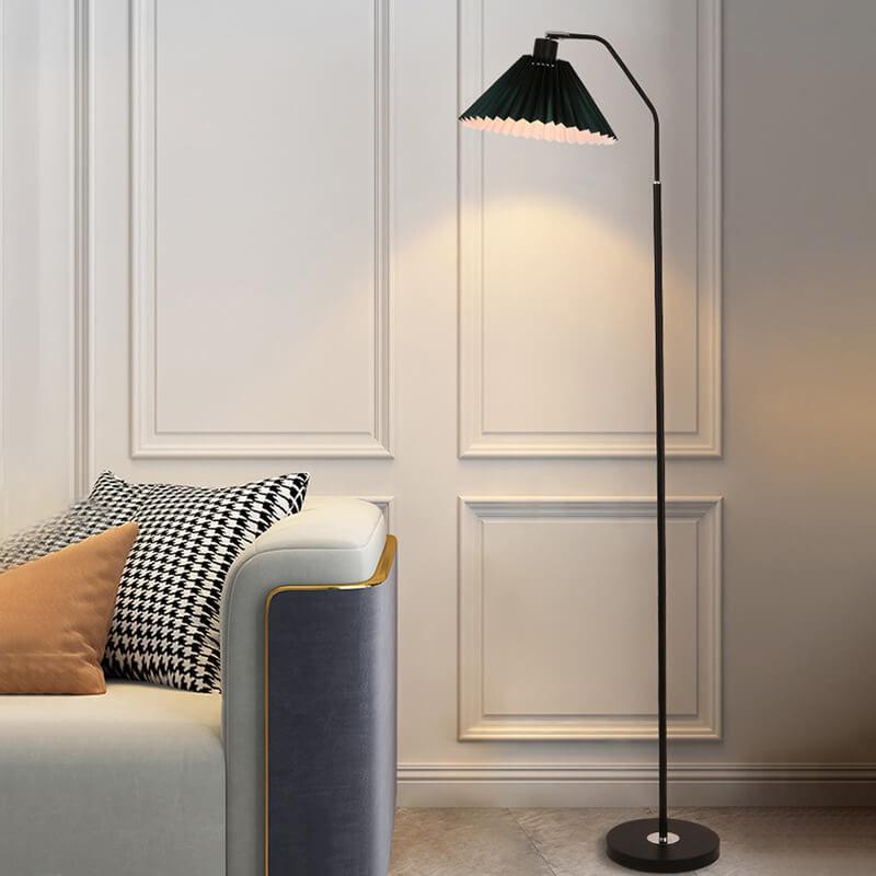 Minimalist Fabric Pleated Floor Lamp