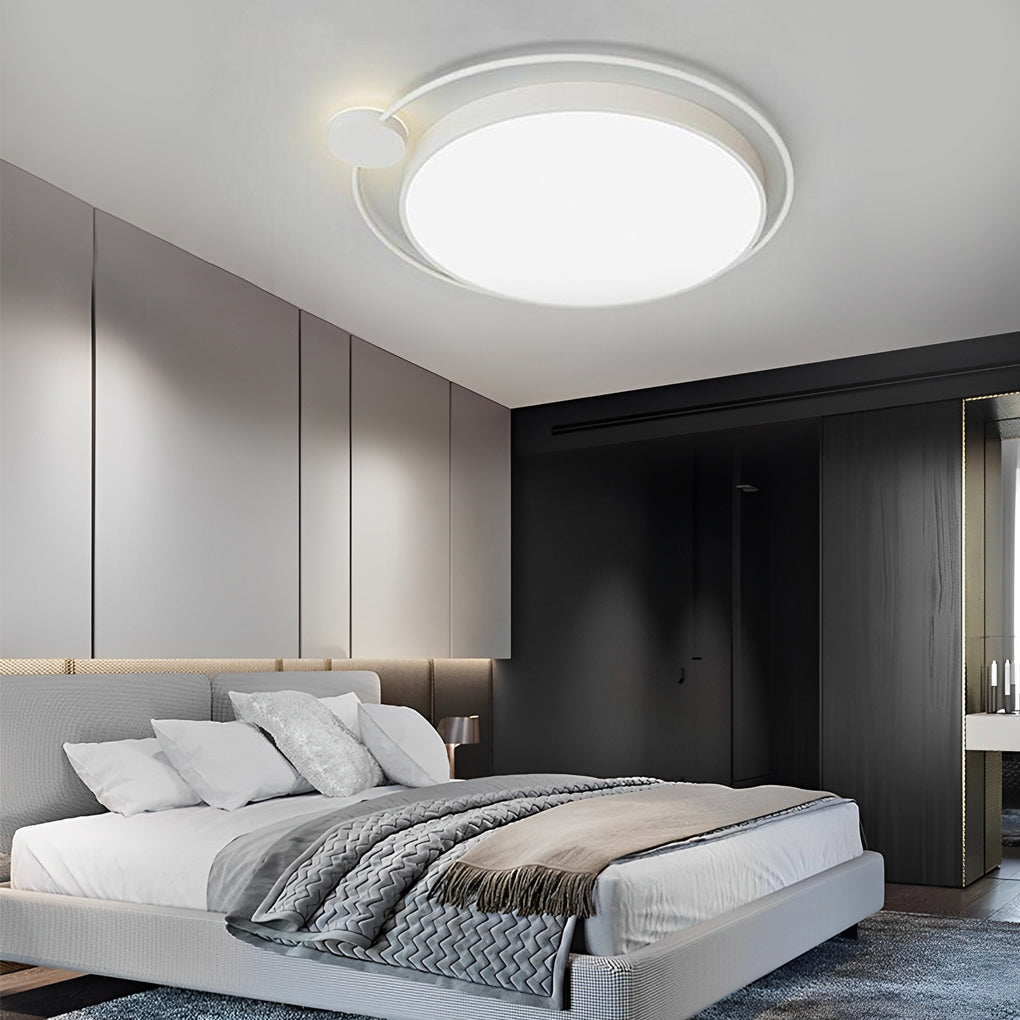 Circular Dimmable LED Nordic Flush Mount
