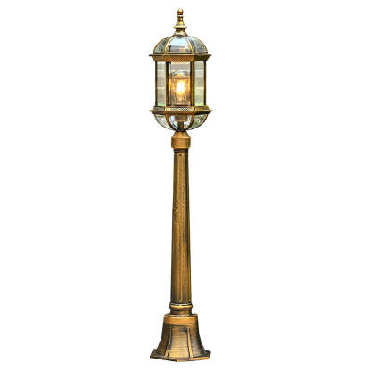 Vintage Golden LED Outdoor Pathway Light Luxury European-style Lawn Lamp-Lighom