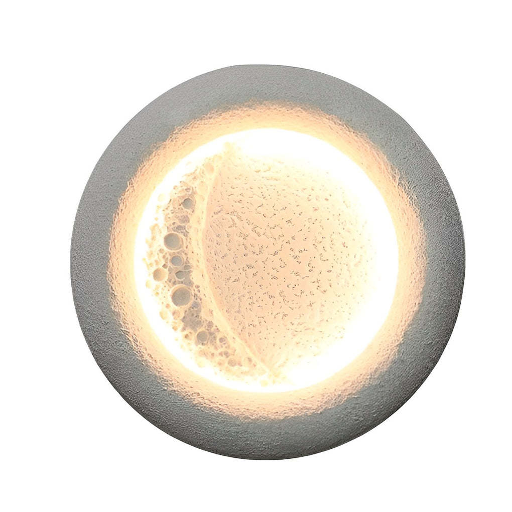 Creative Moon Shaped Waterproof LED 10W Modern Wall Lamp Exterior Decor-Lighom