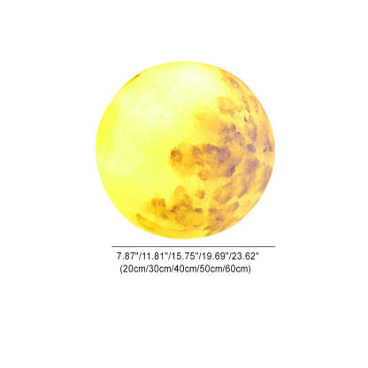 Contemporary Moon Resin Outdoor Landscape Light