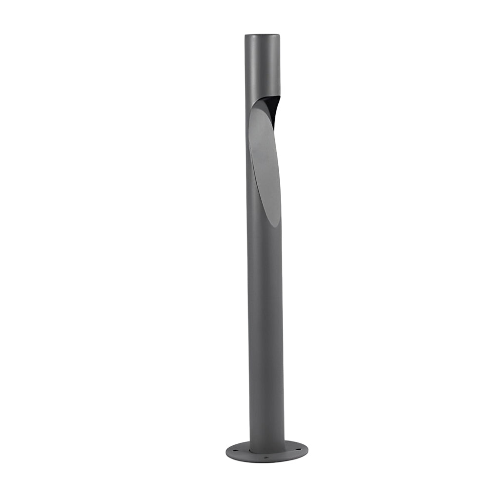 Round Creative Waterproof LED 10W Gray Modern Outdoor Light Pathway Lamp-Lighom