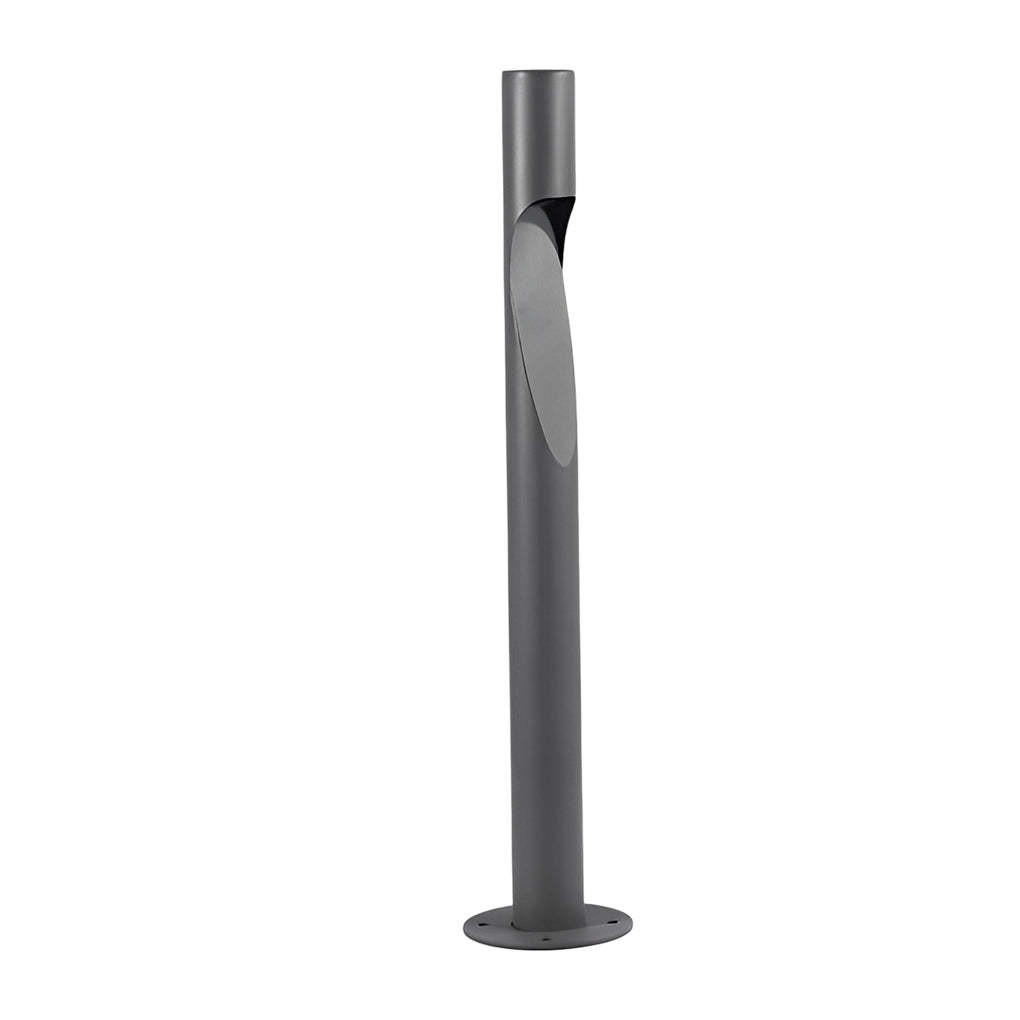 Round Creative Waterproof LED 10W Gray Modern Outdoor Light Pathway Lamp-Lighom