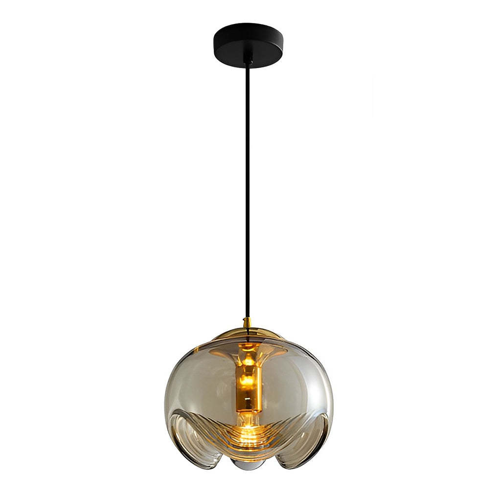 Retro Glass LED Modern Pendant