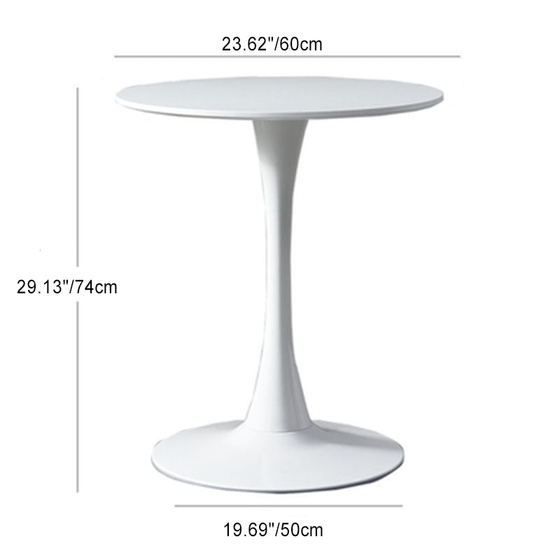 Minimalist Steel Artificial Plate Coffee Table