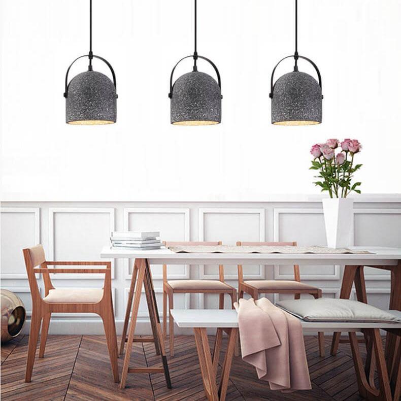 Nordic Cement Cylinder Pendant Light