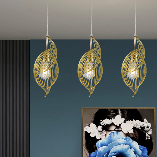 Nordic Iron Sea Snail Pendant Light