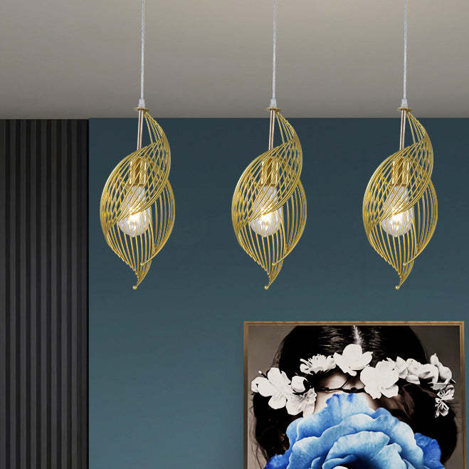 Nordic Iron Sea Snail Pendant Light
