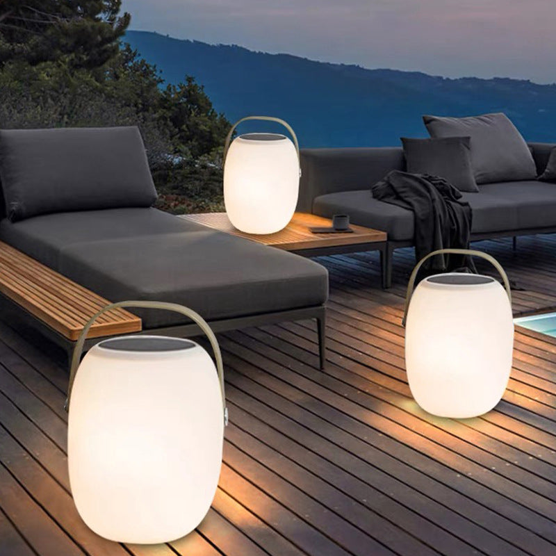 Solar Portable Basket LED Outdoor Decorative Light