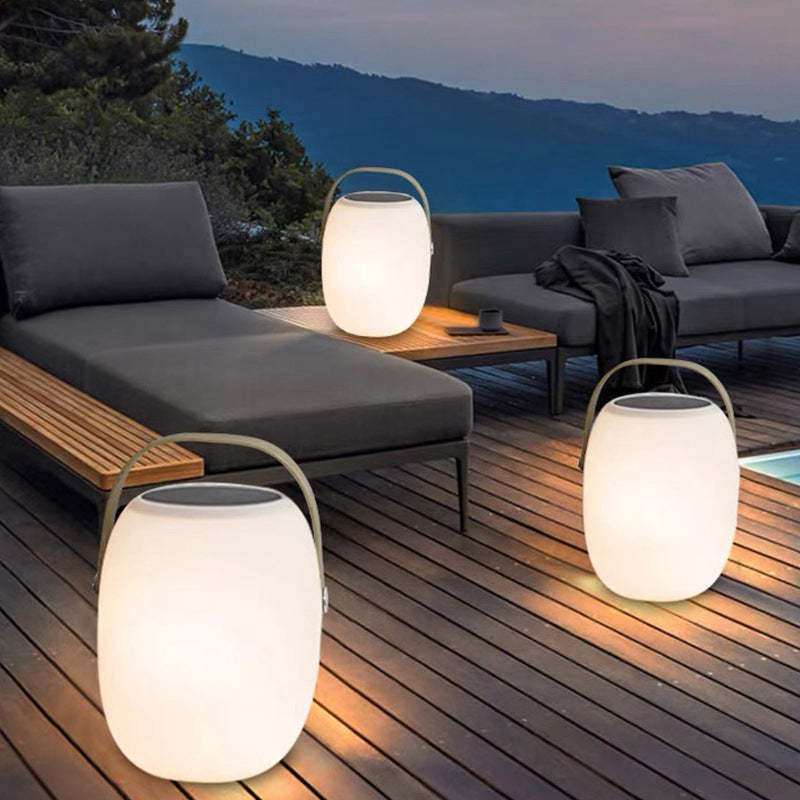Solar Portable Basket LED Outdoor Decorative Light