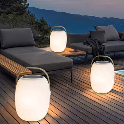 Solar Portable Basket LED Outdoor Decorative Light