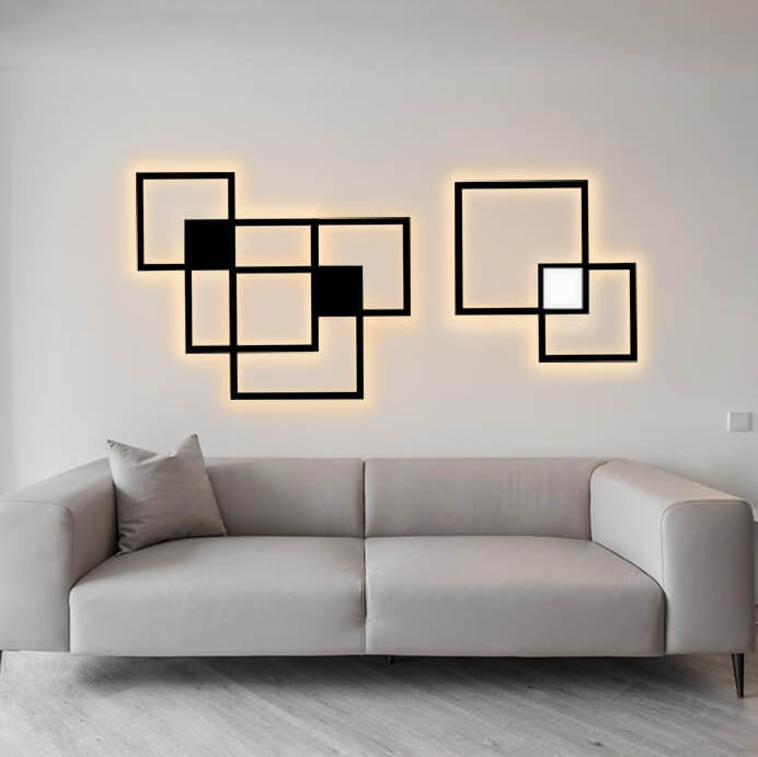 Minimalist Square Iron LED Wall Sconce