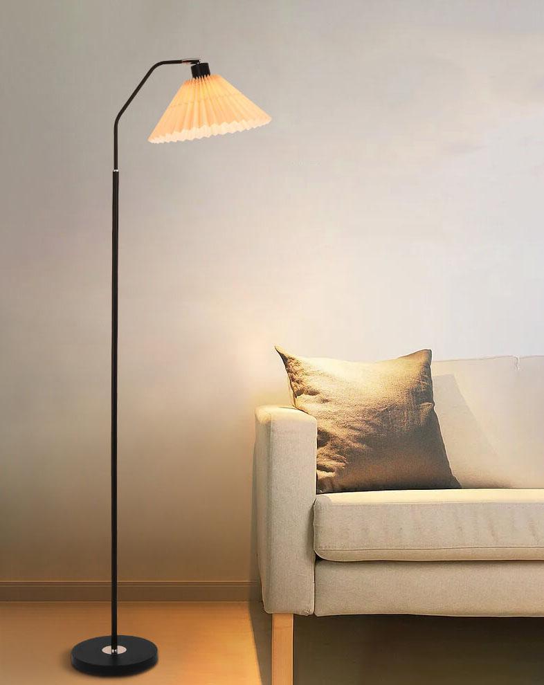 Minimalist Fabric Pleated Floor Lamp