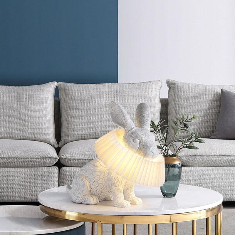 Modern Resin Rabbit LED Table Lamp
